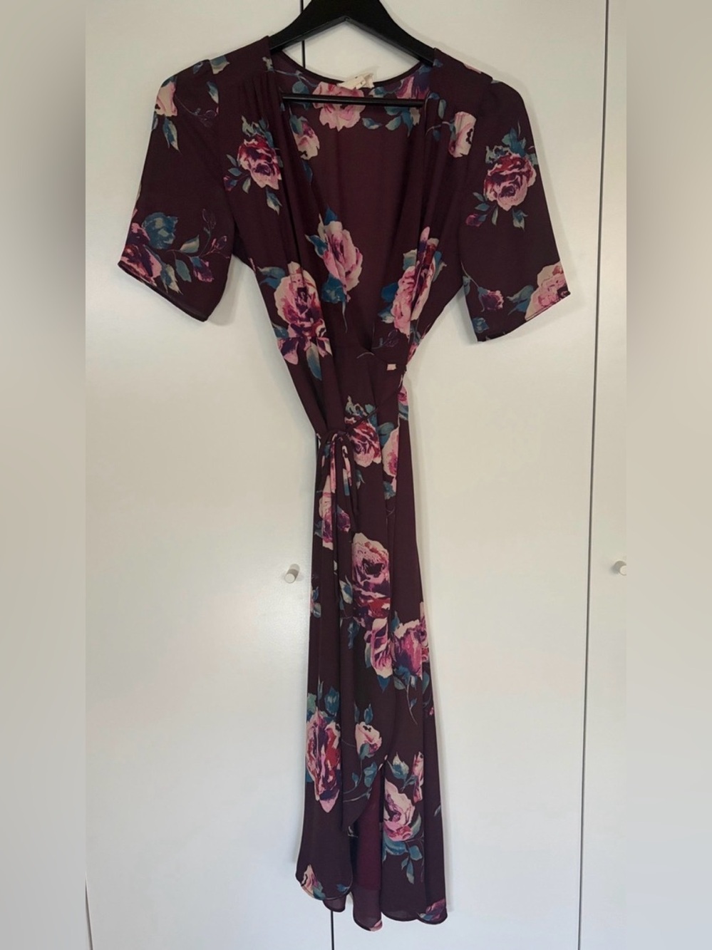 Everly for Anthropologie—Floral Wrap Dress